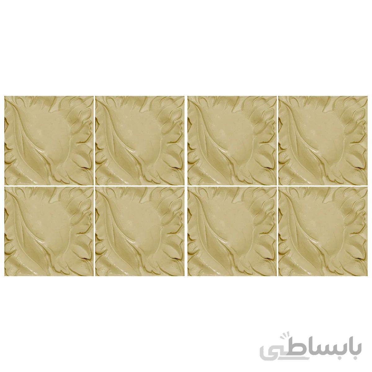 دیوارپوش تندیس و پیکره شهریار مدل امای کد W1010 18 بسته 8 عددی