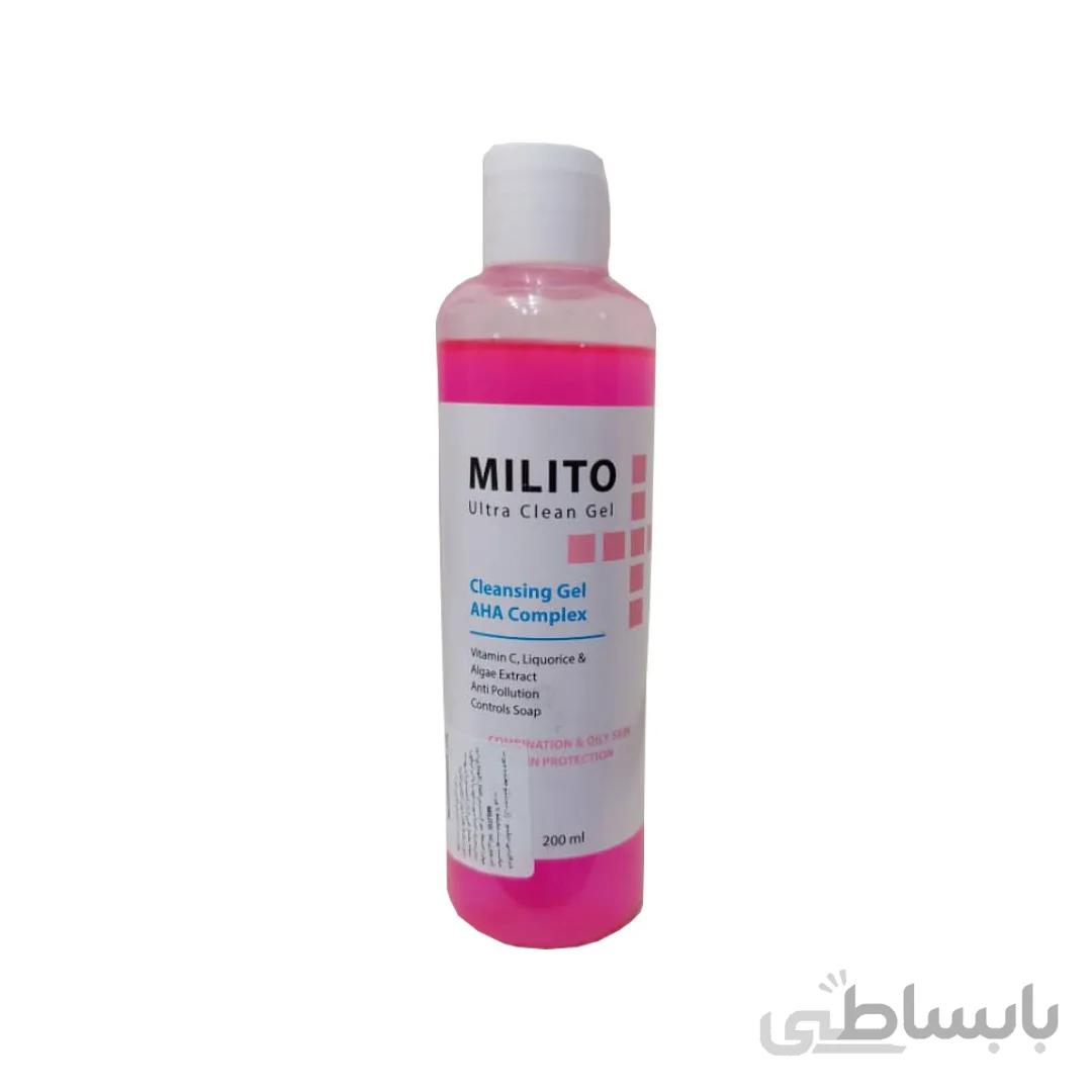 ژل شستشو دهنده مناسب پوست مختلط تا چرب میلیتو