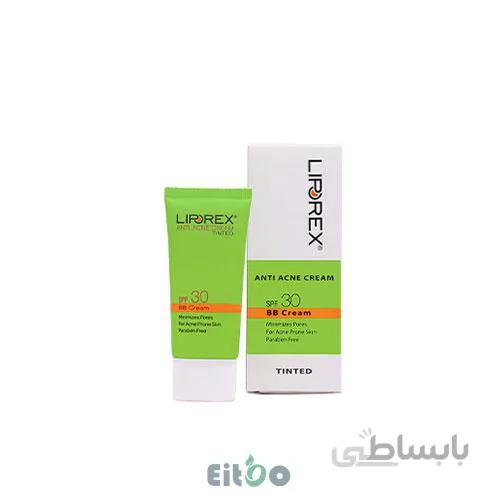 LIPOREX کرم ضد جوش رنگی بژ روشن SPF30