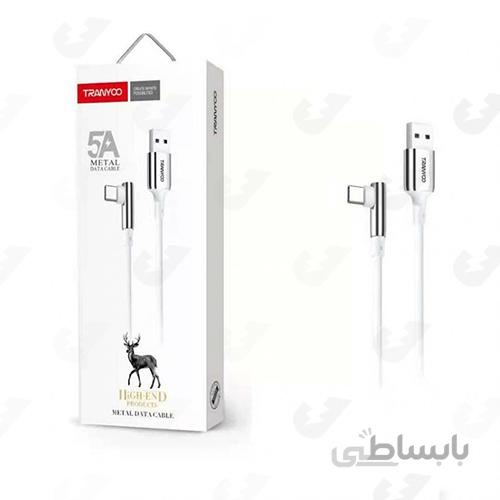کابل سرکج تایپ سی ترانیو مدل Tranyoo cable X14 Type C