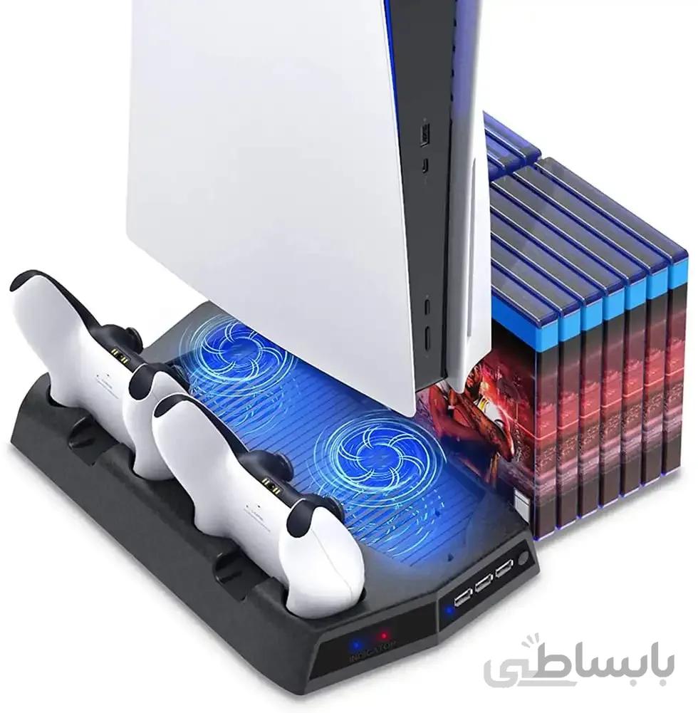 پایه خنک کننده پلی استیشن Charging Stand Cooling Fan PS5