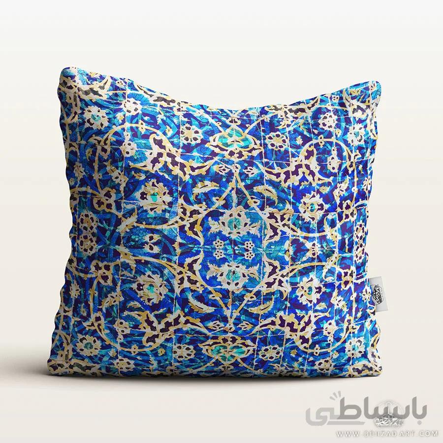 کاور کوسن 40 در 40 طرح نقش کاشی 1