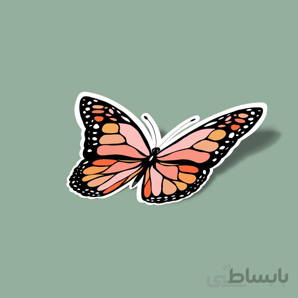 استیکر Butterfly