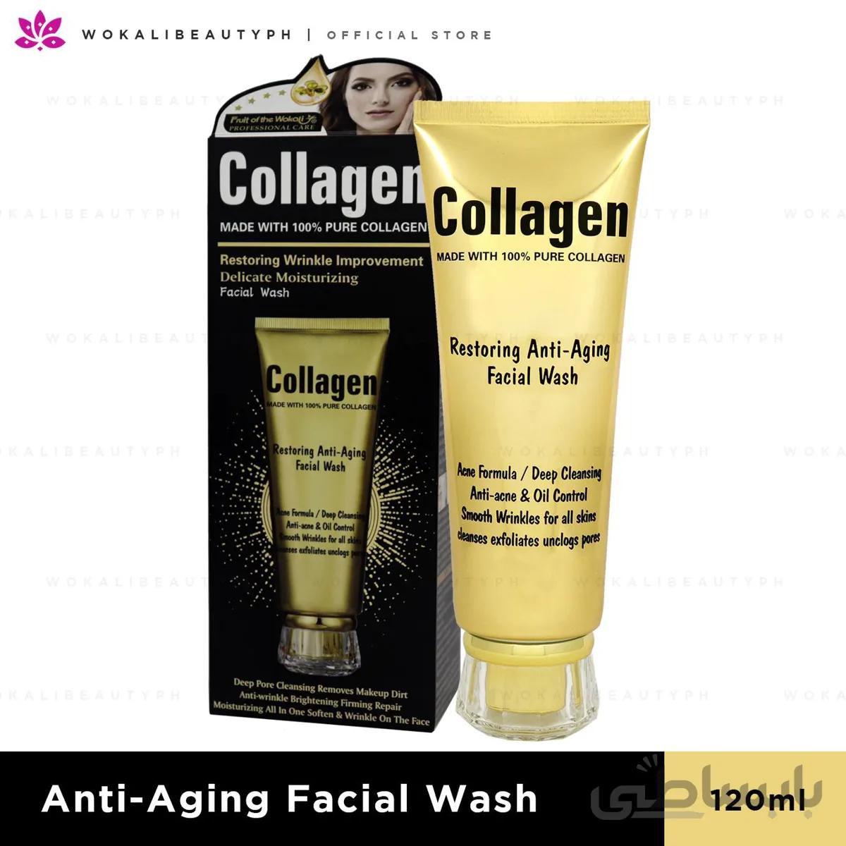 شستشو دهنده صورت ووکالی کلاژن Wokali Collagen Facial Wash