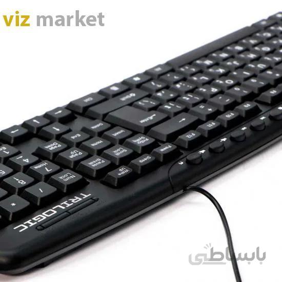 کیبورد و ماوس تری لاجیک مدل KM-837 ا Trilogic KM-837 Mouse and Keyboard