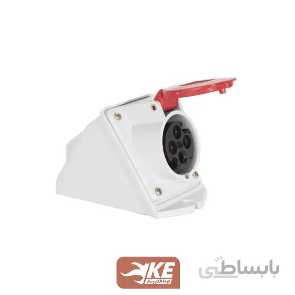 سوکت صنعتی 4 شاخه 32 آمپر ثابت مادگی پارت