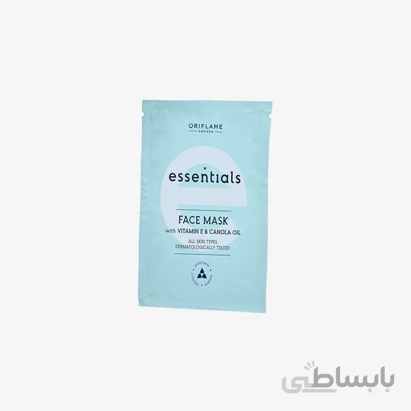 ماسک صورت جذبی اسنشیالز با ویتامین ای و روغن کانولا (35765)