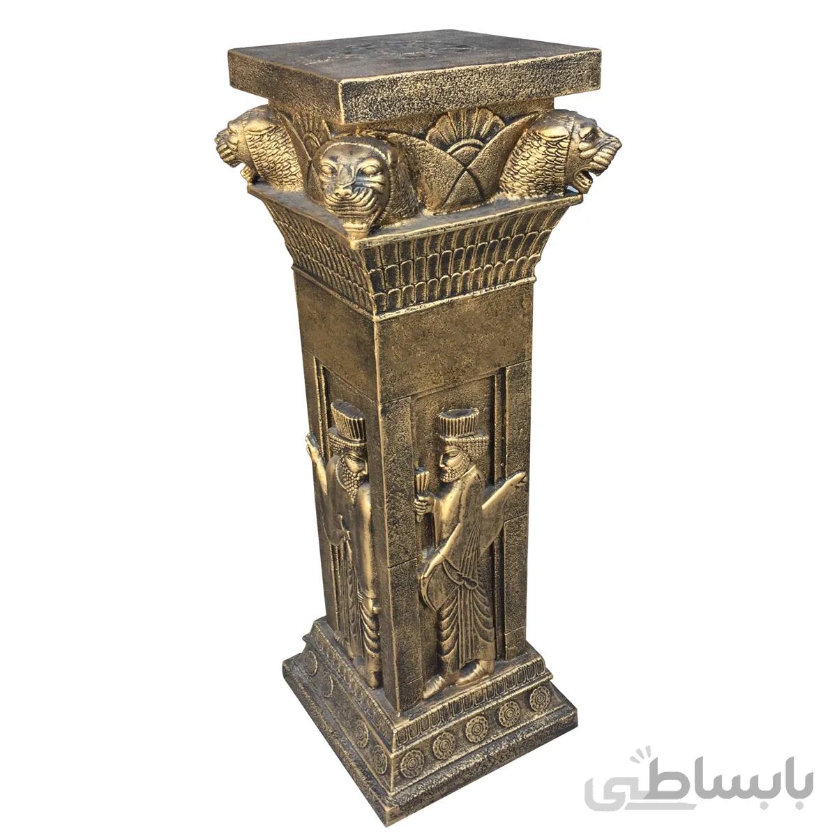 میز تلفن تندیس و پیکره شهریار مدل سرباز پارسی هخامنشی کد FG960