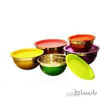 ست ۵ تکه کاسه سالاد رنگی Salad Bowl