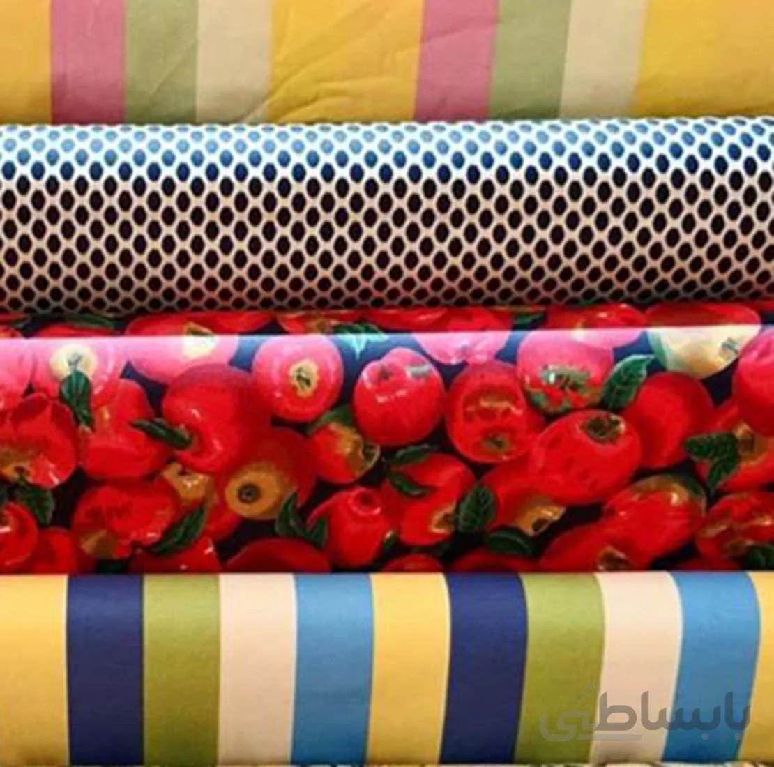 رومیزی سفره ای چاپی رزین تاژ طرح سیب
