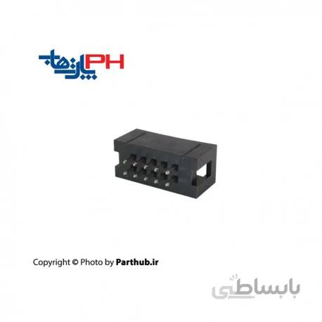 باکس هدر(IDC) 2*5 (10 پین) 2.54mm صاف (ST)