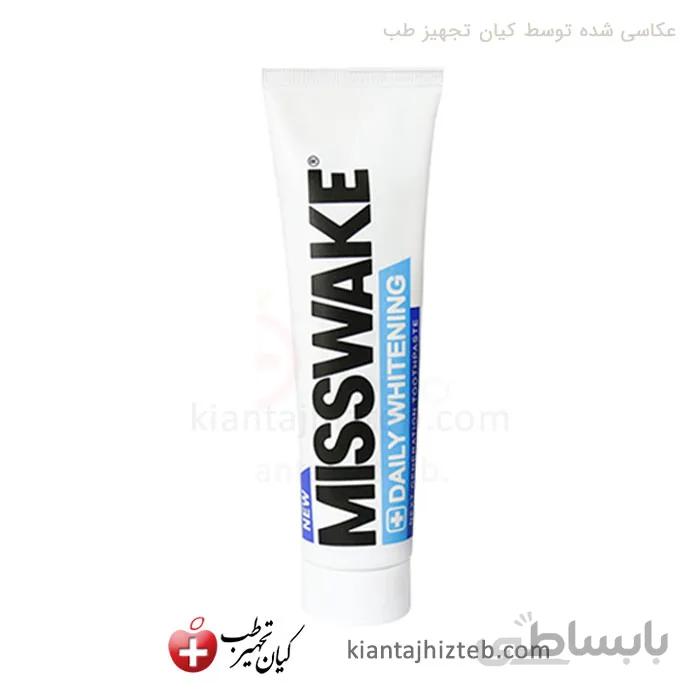 خمیر دندان Misswake سفید کننده روزانه حجم 100 میل