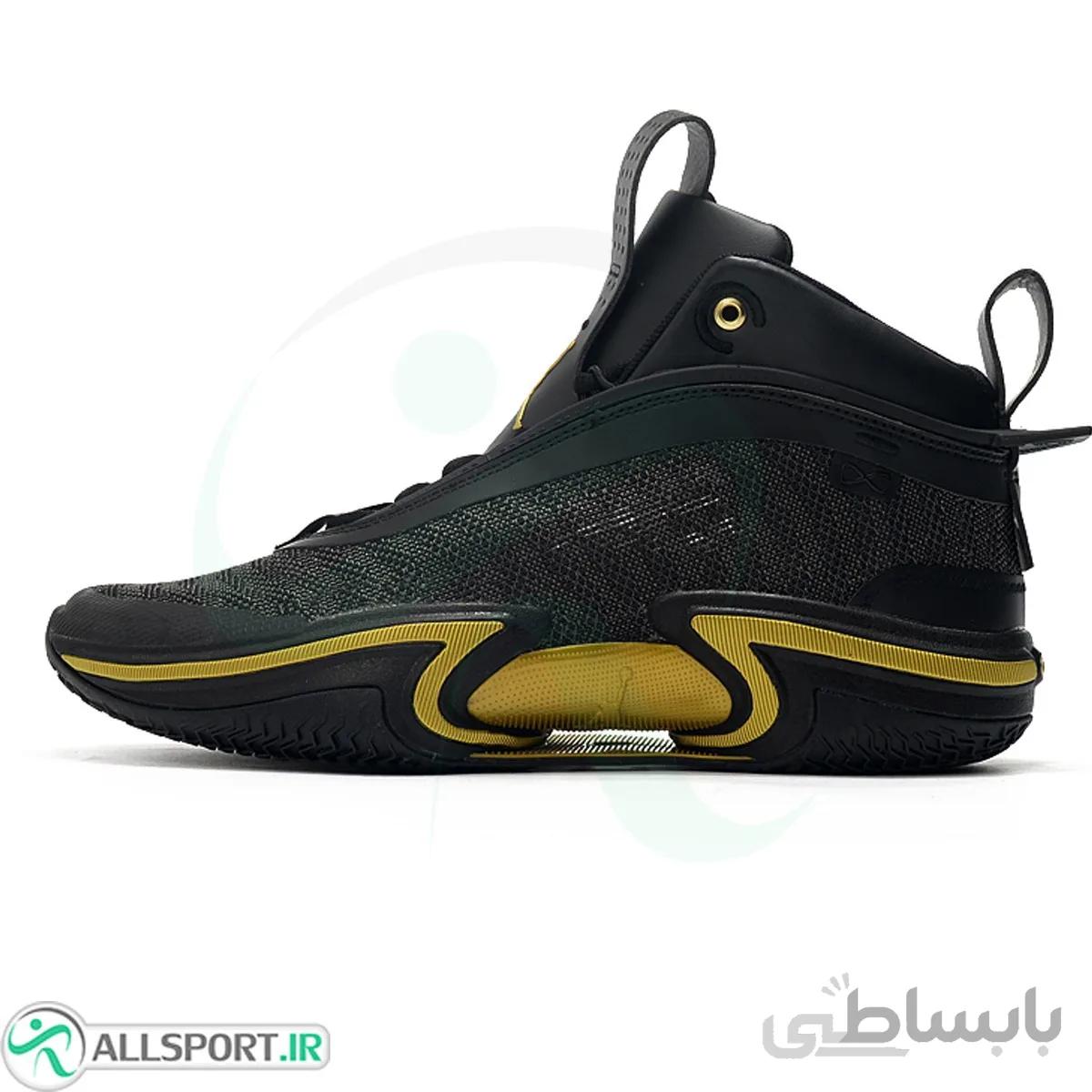 کفش بسکتبال نایک طرح اصلی Nike Air Jordan 36 Black Gold