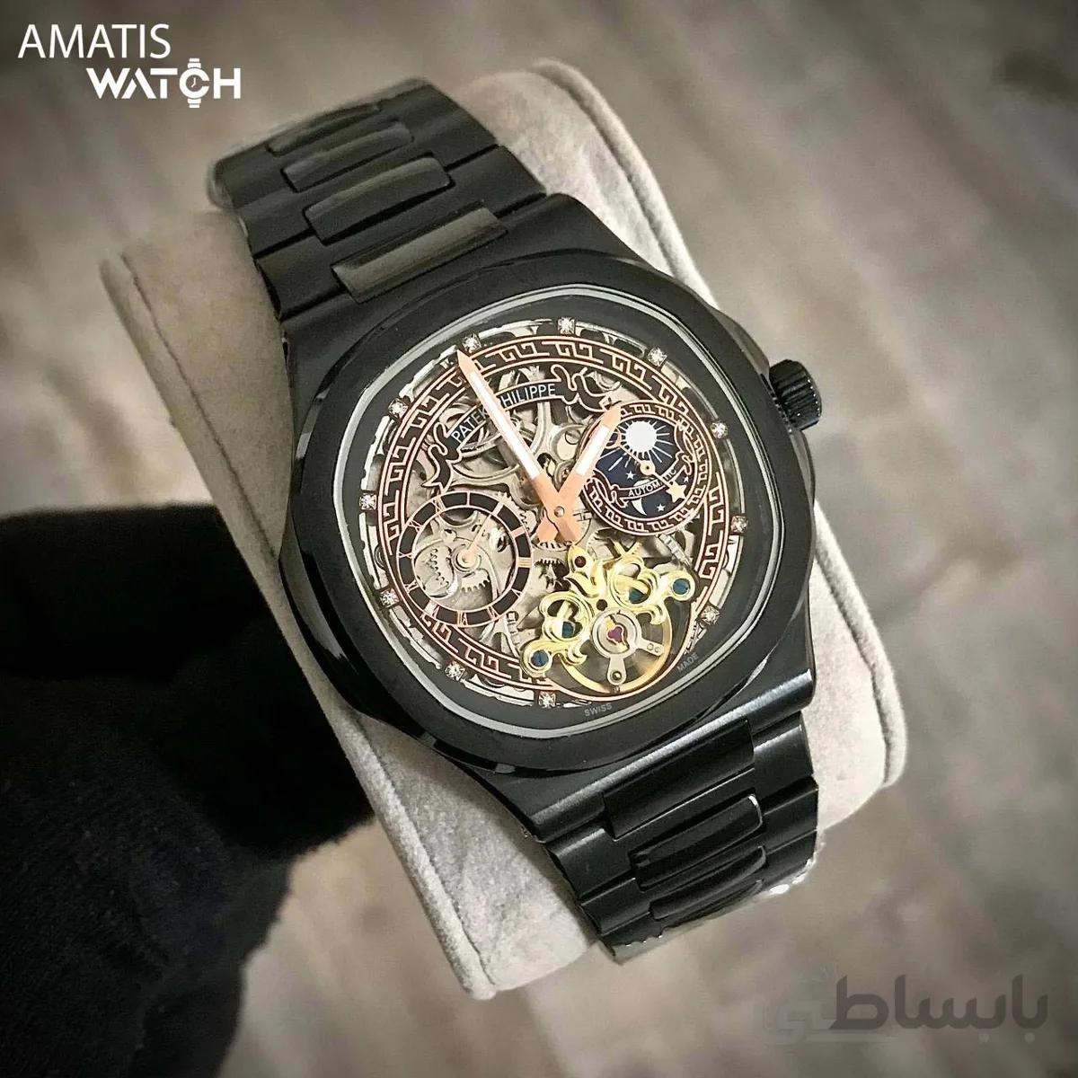 ساعت مچی مردانه پتک فیلیپ مدل Patek Phillipe Skeleton 6016P