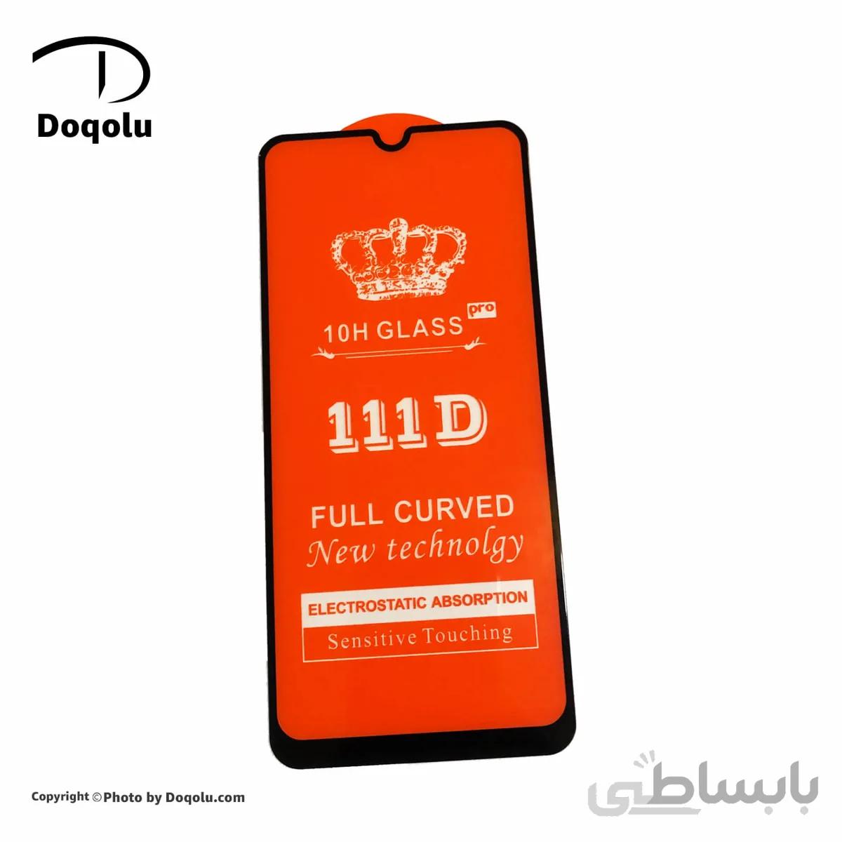 گلس فول محافظ صفحه نمایش شیشه ای سامسونگSamsung A50 مدل 111D