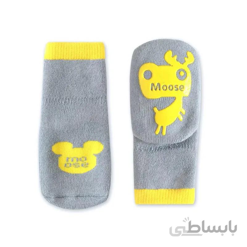 جوراب بچگانه زمستانی طرح گوزن