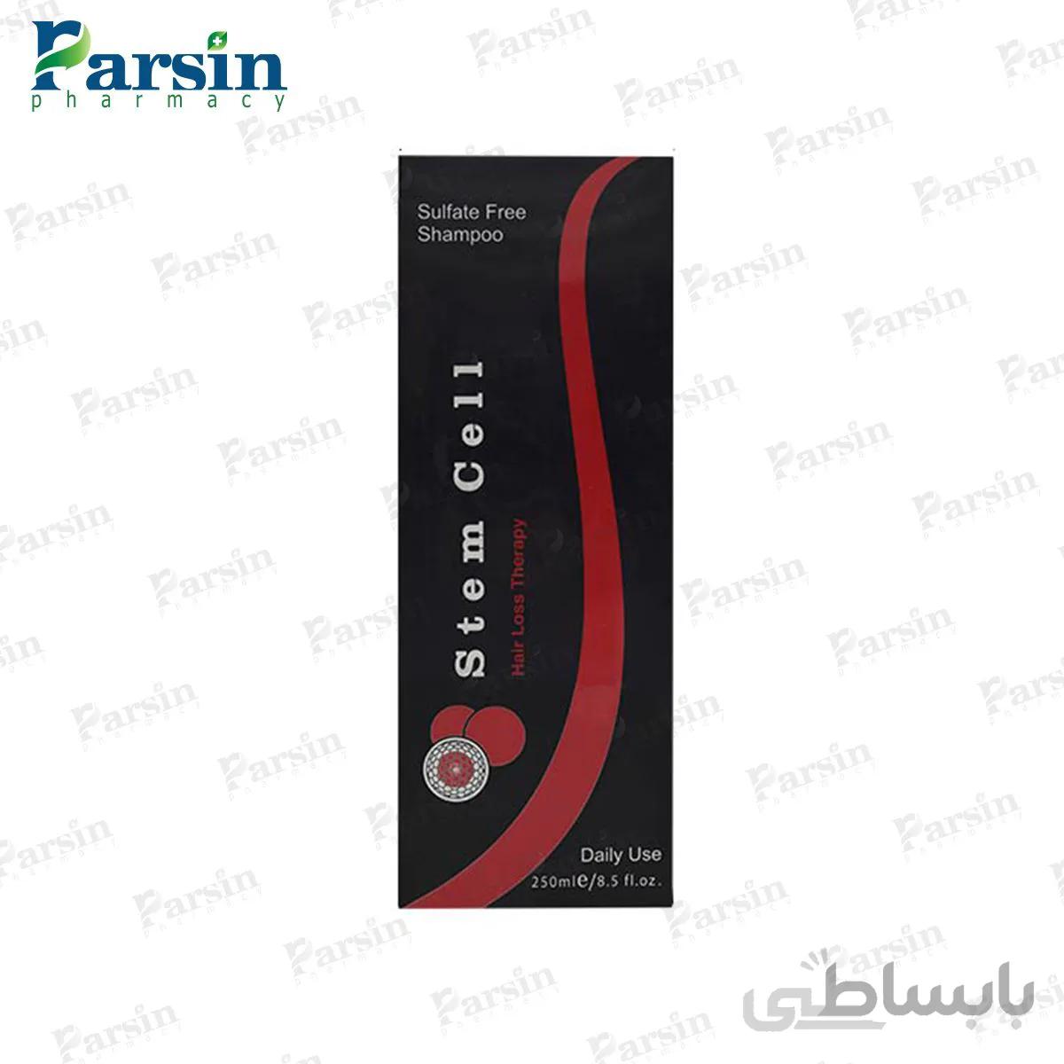 شامپو ضد ریزش و تقویت کننده مو استم سل مدل hair loss therapy حجم 250 میلی لیتر ا stem cell hair loss therapy