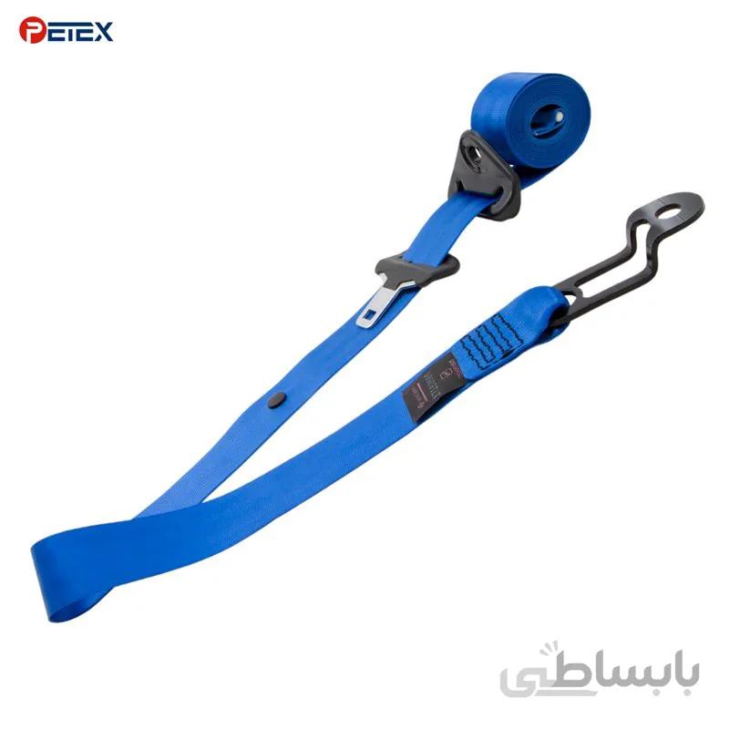 نوار کمربند ایمنی تکمیل شده جلو پژو ۲۰۶ ، پژو ۲۰۷ و رانا رنگ آبی