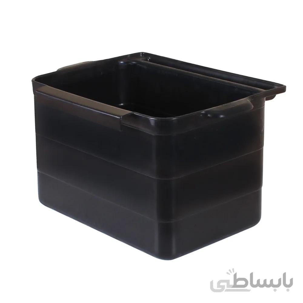 سطل کناری مخصوص ترالی کوچک ABA ا سطل کناری مخصوص ترالی کوچک ، ساخته شده از مواد مرغوب، دارای لبه برای نصب آسان بر روی ترالی، مناسب جهت استفاده در رستوران ها، فست فودها، فودکرت ها و غیره.قیمت مناسب و ظاهر ساده و شکیل.