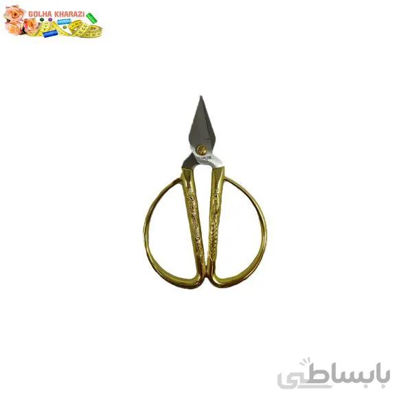 قیچی دسته طلایی سایز 10 کد 2023G