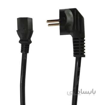 کابل برق 3 پین منبع تغذیه کامپیوتر مدل 16A طول 1.5 متر