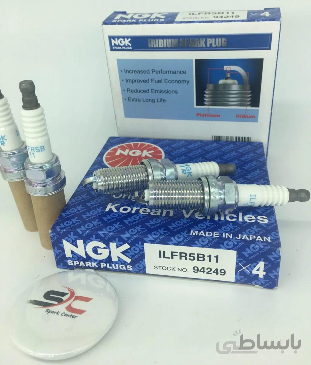 شمع سوزنی ایریدیوم لیزری پایه بلند NGK ILFR5B11 94249
