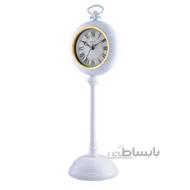 ساعت رومیزی فلزی لوتوس مدل 804 سفید