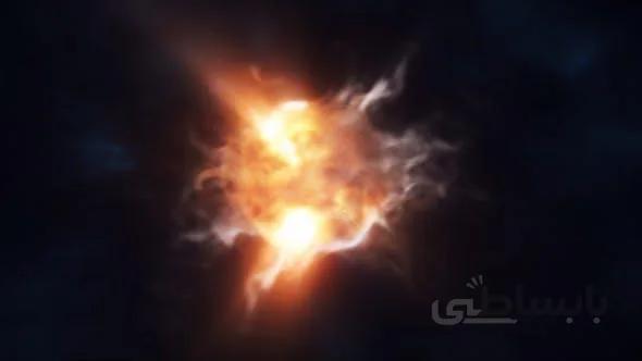 پروژه آماده افترافکت : لوگو پارتیکل انفجار Storm Particles Logo Intro 24366091