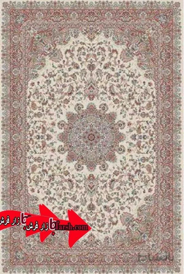 فرش نگین مشهد طرح704 کرم