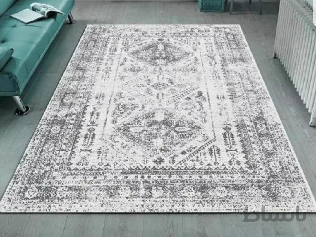 روفرشی کشدوز مخمل ترک مدل آبرنگی سایز 300*200 سانتی متر ( 6متری )
