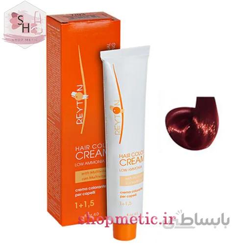 رنگ مو ریتون Reyton سری قرمز و شرابی شماره 6.55 قرمز زرشکی