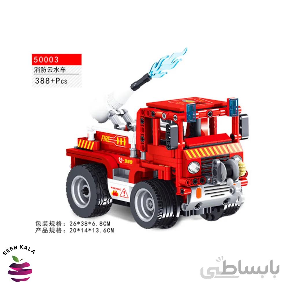 پازل ساختنی ماشین آتش نشانی کنترل دار 50003