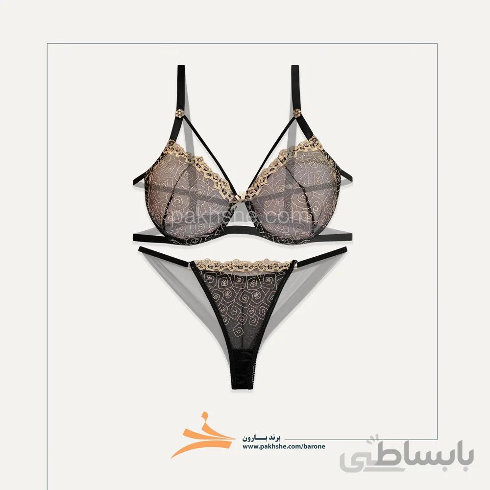 ست شورت و سوتین هارنس دار برند لاوندر کد S69003