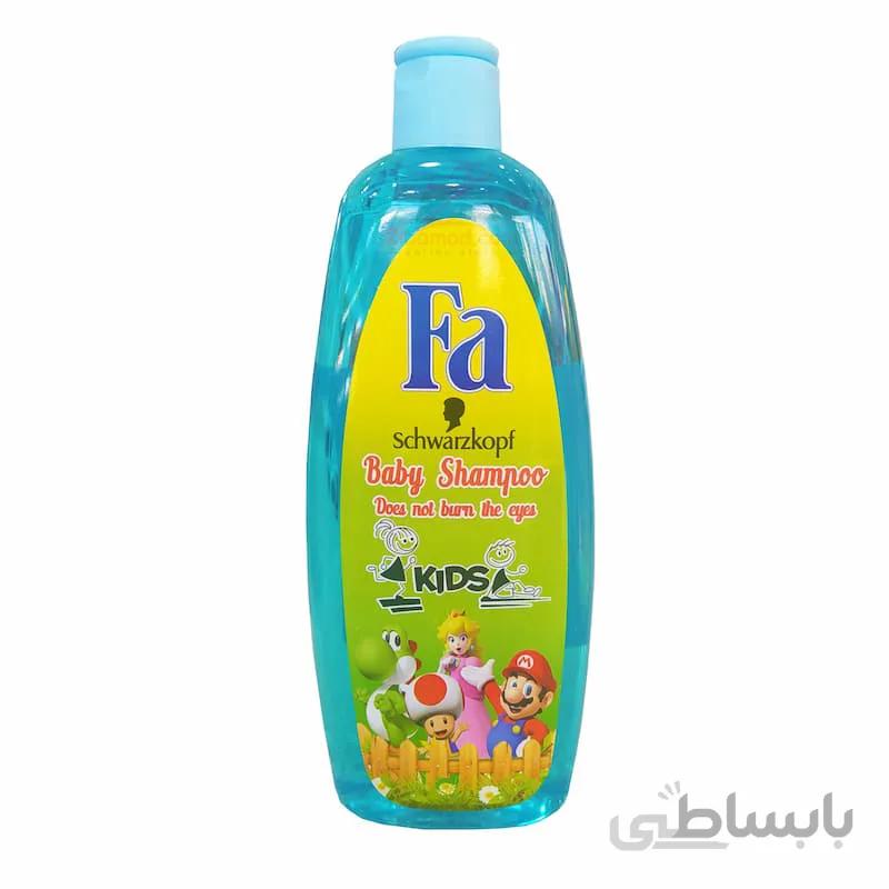 شامپو سر و بدن بچه فا Fa رنگ آبی حجم 400 میلی لیتر