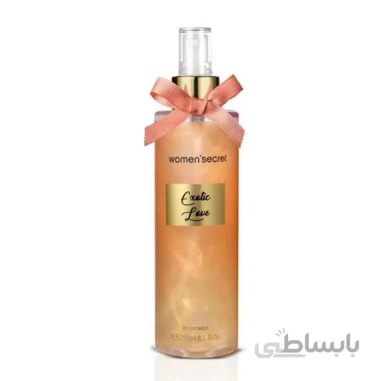 بادی میست وومن سکرت مدل Women'secret Body Mist Exotic Love حجم 250 میلی لیتر ا Women'secret Body Mist Exotic Love