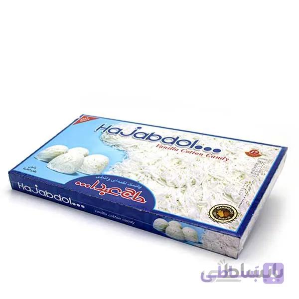 پشمک لقمه ای وانیلی حاج عبداله - 350 گرم