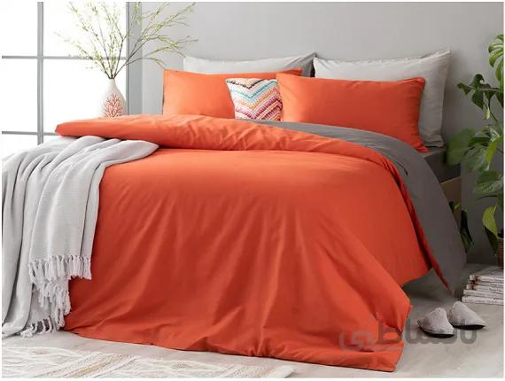 ست روتختی دو نفره نخی ساده 200X220 مدل آنتراسیت ENGISH HOME