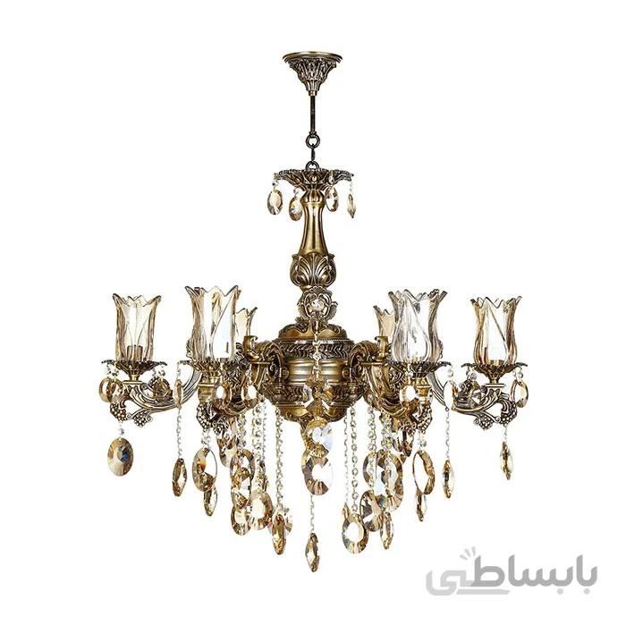 لوستر دایکاست چشمه نور ۵ شعله کد S3516/5A