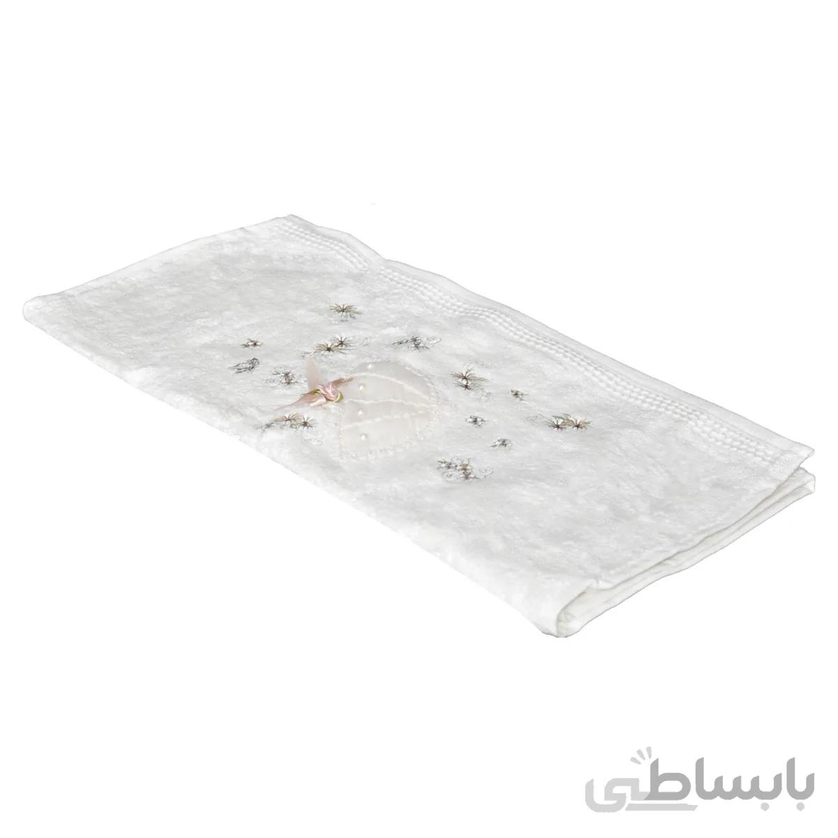 حوله دست و صورت نورپاک مدل N 4849 سایز 50x90 سانتی متر