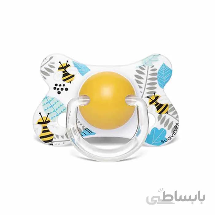 پستانک 4-18 ماه طرح زنبور سواوینکس (سر بادامی)