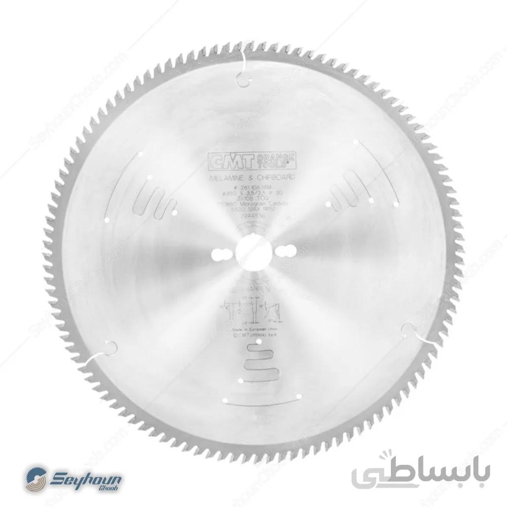 تیغ اره ام دی اف بر 108 دندانه قطر 350 میلی متر CMT مدل 281.108.14M
