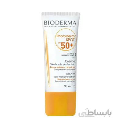 کرم ضد آفتاب فتودرم اسپات ⁺SPF50 بایودرما 30 میلی لیتر