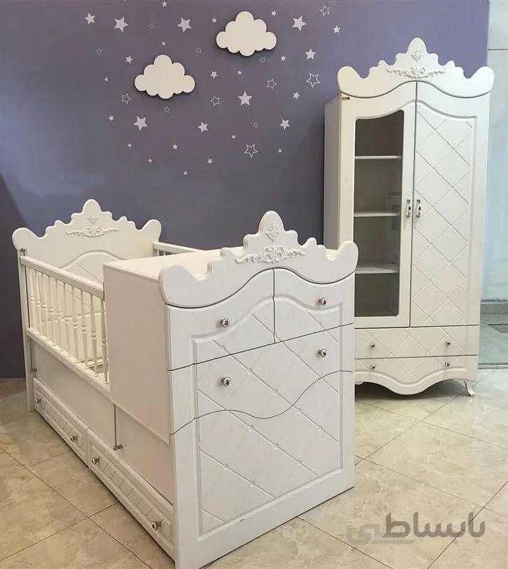 سرویس خواب نوزاد به نوجوان مدل کلاسیک توپی