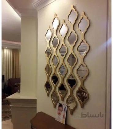 قاب آینه دكوراتيو طرح گیتی (کوچک 4 آینه ای)