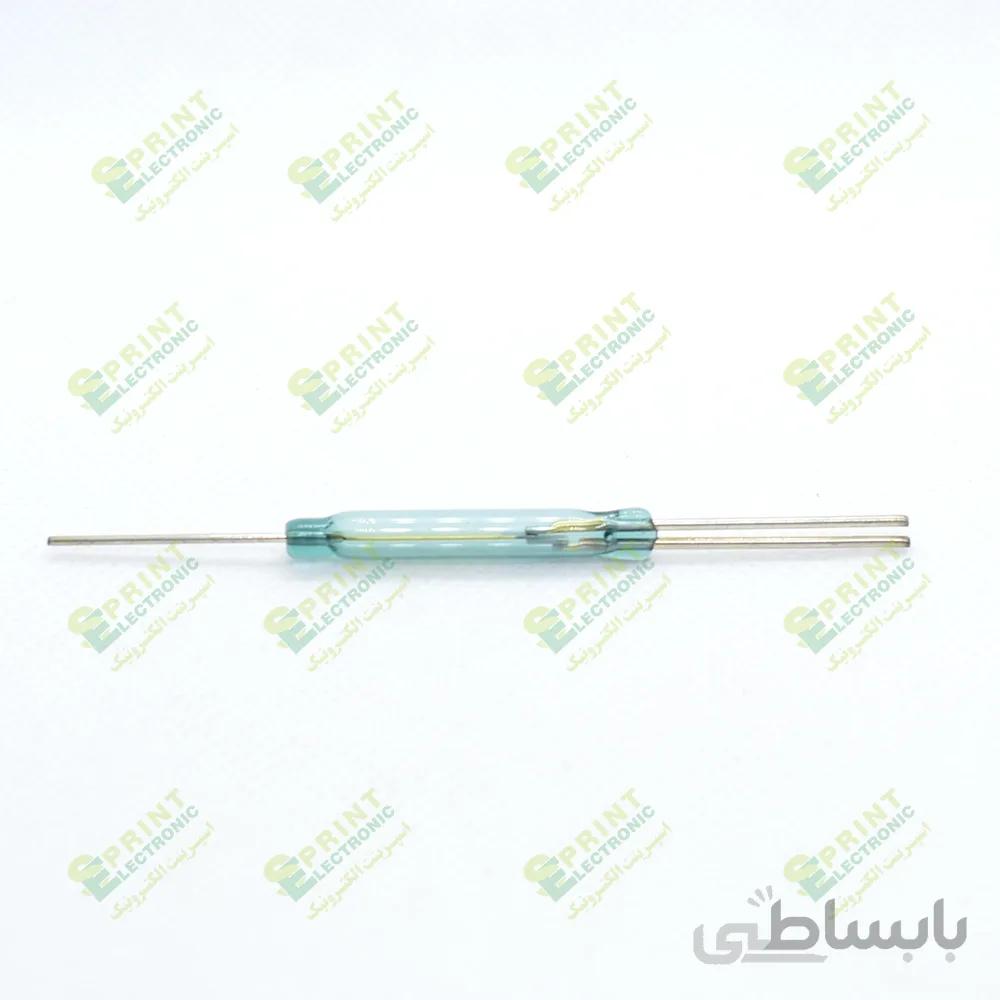 رید سوییچ شیشه ای 3 پایه 1 کنتاکت باز و بسته Reedswitch38MM