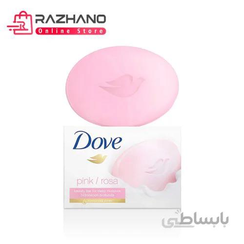 صابون داو صورتی Dove Pink با رایحه گل رز مقدار ۱۳۵ گرم کد 243165