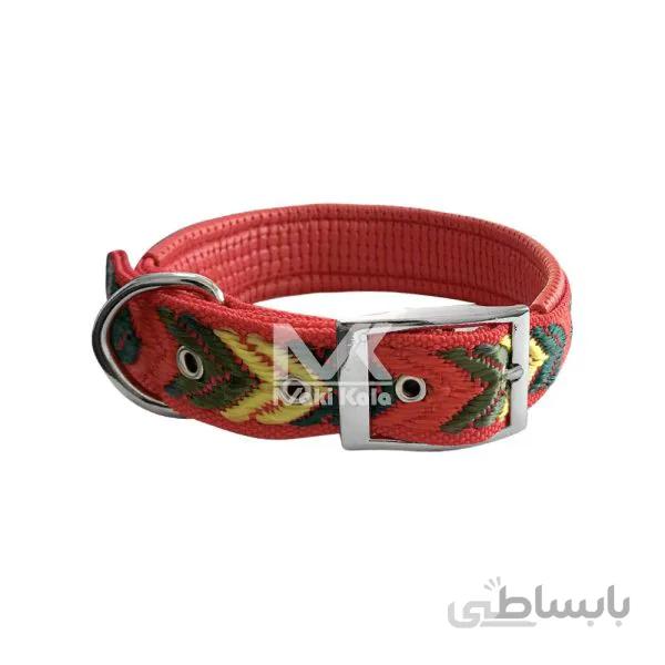 قلاده گردنی برزنتی فوم دار قرمز