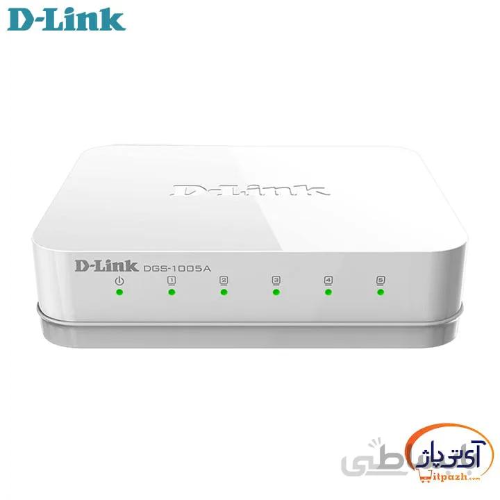 سوئیچ 5 پورت دی لینک مدل DGS-1005A ا D-Link 5-port DGS-1005A switch
