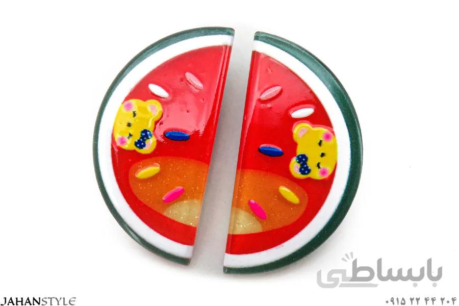 گل سر فانتزی بچه گانه طرح هندوانه