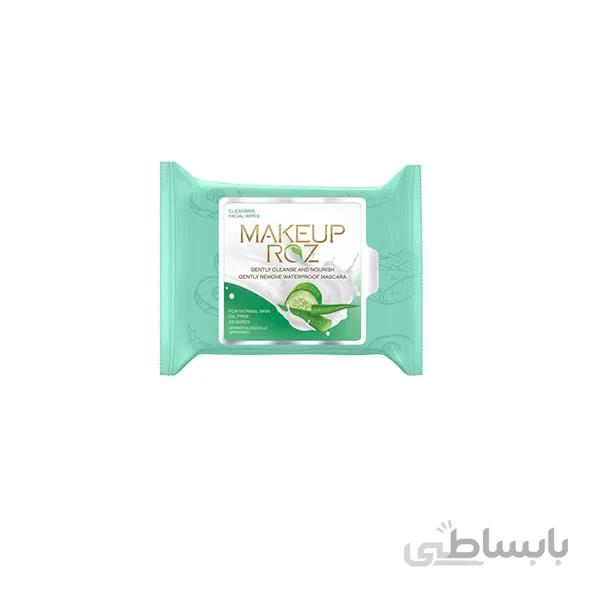 دستمال مرطوب آرایشی آلوئه ورا و خیار